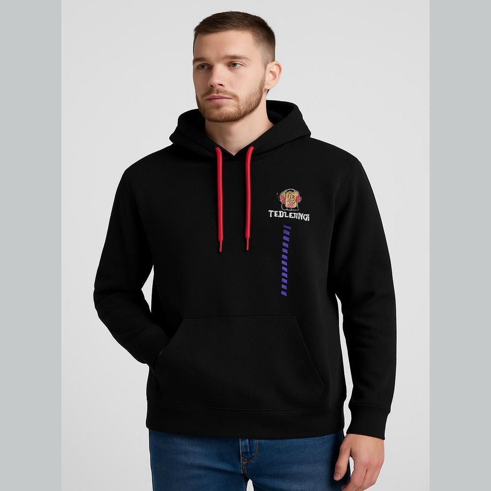 Champion Black Hoodie Men's 2XL